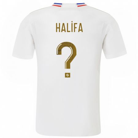 Kandiny Hombre Camiseta Islam Halifa #0 Blanco 1ª Equipación 2023/24 La Camisa Chile