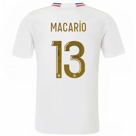 Kandiny Hombre Camiseta Catarina Macario #13 Blanco 1ª Equipación 2023/24 La Camisa Chile