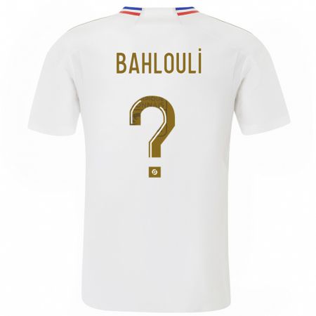 Kandiny Hombre Camiseta Djibrail Bahlouli #0 Blanco 1ª Equipación 2023/24 La Camisa Chile