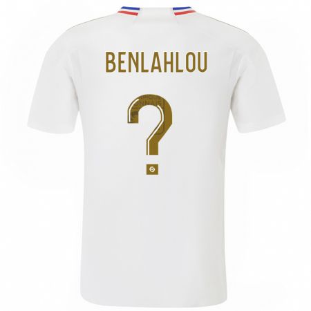 Kandiny Hombre Camiseta Daryll Benlahlou #0 Blanco 1ª Equipación 2023/24 La Camisa Chile