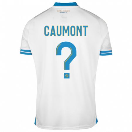 Kandiny Hombre Camiseta Enzo Caumont #0 Blanco 1ª Equipación 2023/24 La Camisa Chile