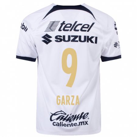 Kandiny Hombre Camiseta Dinora Garza #9 Blanco 1ª Equipación 2023/24 La Camisa Chile
