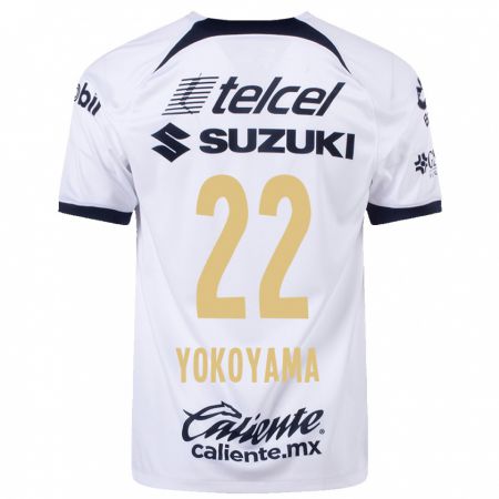 Kandiny Hombre Camiseta Akemi Yokoyama #22 Blanco 1ª Equipación 2023/24 La Camisa Chile