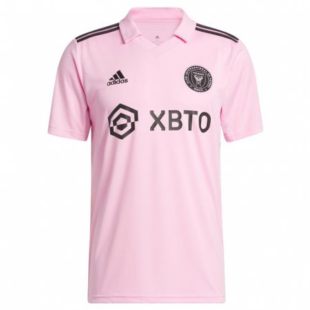 Kandiny Hombre Camiseta Sergio Busquets #5 Rosa 1ª Equipación 2023/24 La Camisa Chile