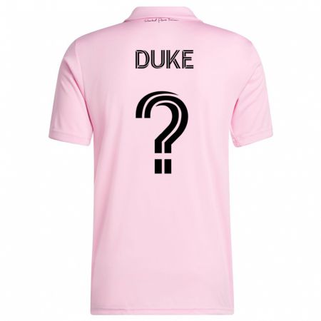 Kandiny Hombre Camiseta Bryce Duke #0 Rosa 1ª Equipación 2023/24 La Camisa Chile