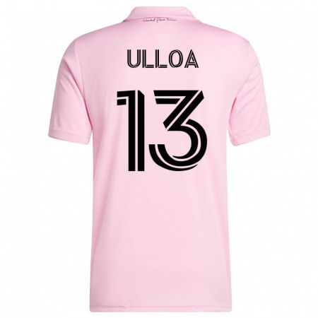 Kandiny Hombre Camiseta Víctor Ulloa #13 Rosa 1ª Equipación 2023/24 La Camisa Chile