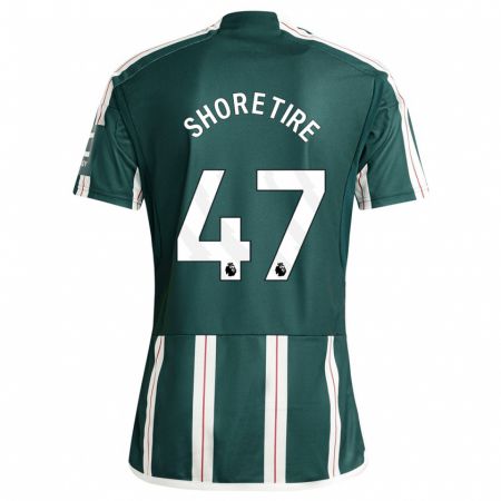 Kandiny Hombre Camiseta Shola Shoretire #47 Verde Oscuro 2ª Equipación 2023/24 La Camisa Chile