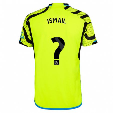 Kandiny Hombre Camiseta Cam'ron Ismail #0 Amarillo 2ª Equipación 2023/24 La Camisa Chile