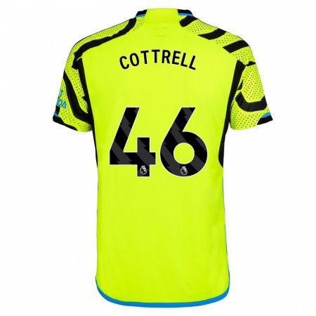 Kandiny Hombre Camiseta Ben Cottrell #46 Amarillo 2ª Equipación 2023/24 La Camisa Chile