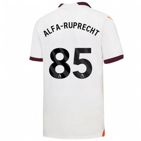 Kandiny Hombre Camiseta Farid Alfa-Ruprecht #85 Blanco 2ª Equipación 2023/24 La Camisa Chile