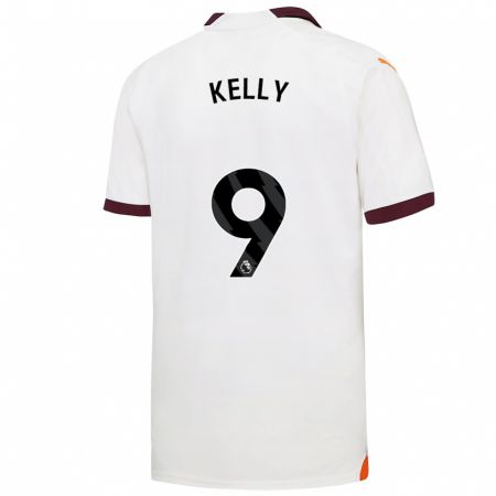 Kandiny Hombre Camiseta Chloe Kelly #9 Blanco 2ª Equipación 2023/24 La Camisa Chile