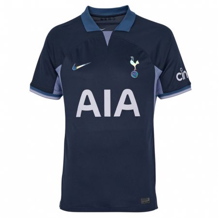 Kandiny Hombre Camiseta Kieran Morgan #0 Azul Oscuro 2ª Equipación 2023/24 La Camisa Chile