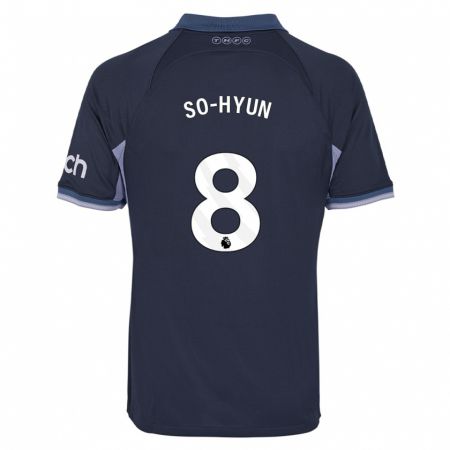 Kandiny Hombre Camiseta Cho So-Hyun #8 Azul Oscuro 2ª Equipación 2023/24 La Camisa Chile