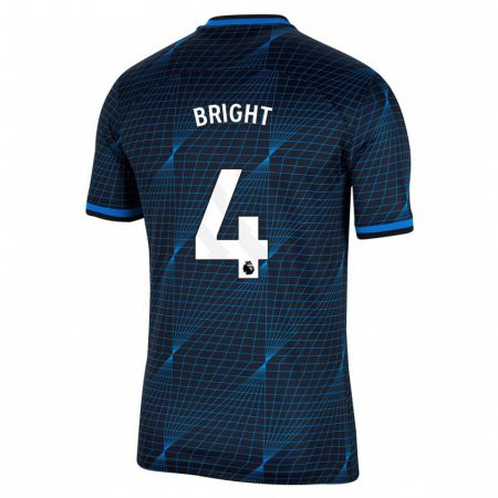 Kandiny Hombre Camiseta Millie Bright #4 Azul Oscuro 2ª Equipación 2023/24 La Camisa Chile