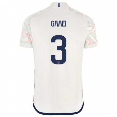 Kandiny Hombre Camiseta Anton Gaaei #3 Blanco 2ª Equipación 2023/24 La Camisa Chile