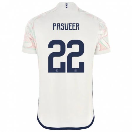 Kandiny Hombre Camiseta Remko Pasveer #22 Blanco 2ª Equipación 2023/24 La Camisa Chile
