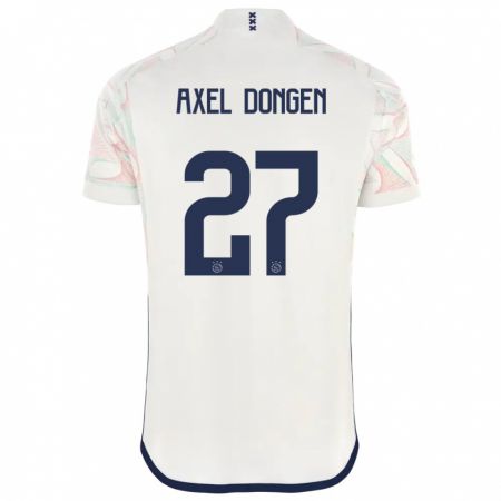Kandiny Hombre Camiseta Amourricho Van Axel Dongen #27 Blanco 2ª Equipación 2023/24 La Camisa Chile