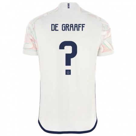 Kandiny Hombre Camiseta Tom De Graaff #0 Blanco 2ª Equipación 2023/24 La Camisa Chile