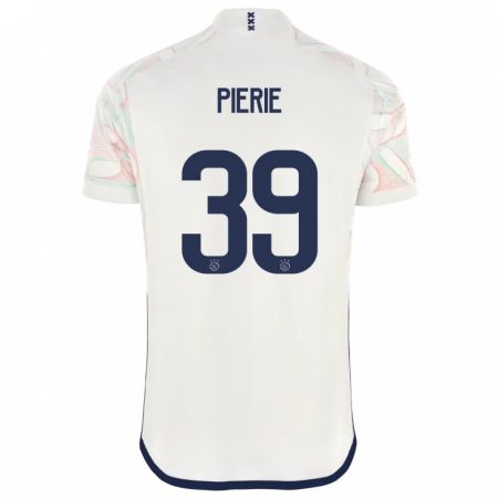 Kandiny Hombre Camiseta Kik Pierie #39 Blanco 2ª Equipación 2023/24 La Camisa Chile