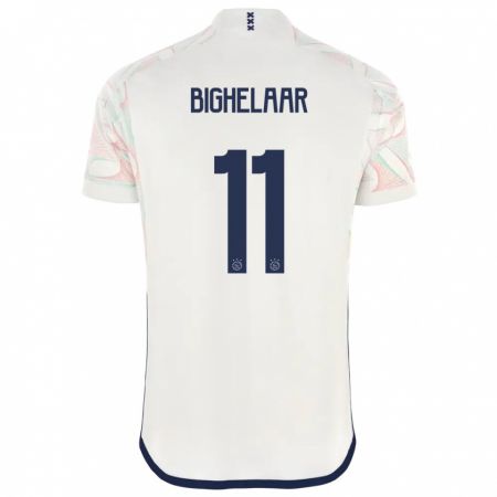 Kandiny Hombre Camiseta Marjolijn Van Den Bighelaar #11 Blanco 2ª Equipación 2023/24 La Camisa Chile