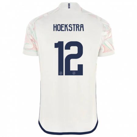 Kandiny Hombre Camiseta Isabelle Hoekstra #12 Blanco 2ª Equipación 2023/24 La Camisa Chile