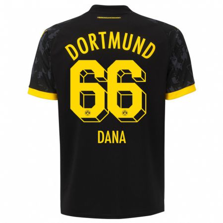 Kandiny Hombre Camiseta Bleckmann Dana #66 Negro 2ª Equipación 2023/24 La Camisa Chile