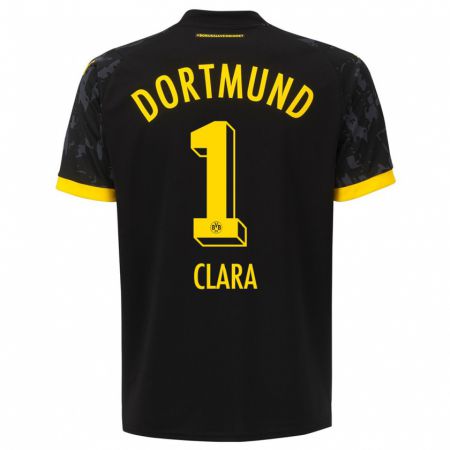 Kandiny Hombre Camiseta Woltering Clara #1 Negro 2ª Equipación 2023/24 La Camisa Chile