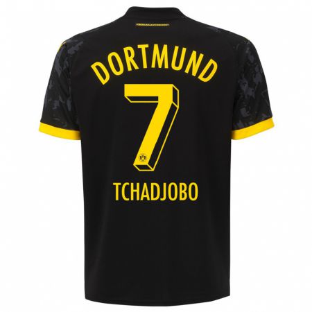 Kandiny Hombre Camiseta Dia Tchadjobo #7 Negro 2ª Equipación 2023/24 La Camisa Chile