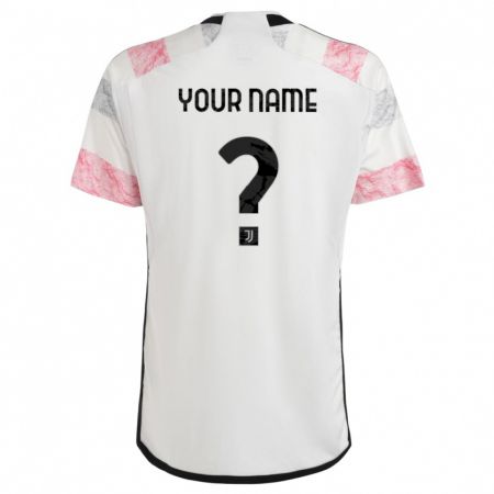 Kandiny Hombre Camiseta Su Nombre #0 Blanco Rosa 2ª Equipación 2023/24 La Camisa Chile