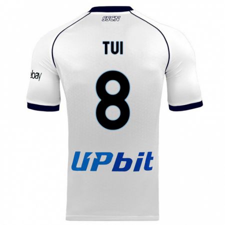 Kandiny Hombre Camiseta Sara Tui #8 Blanco 2ª Equipación 2023/24 La Camisa Chile