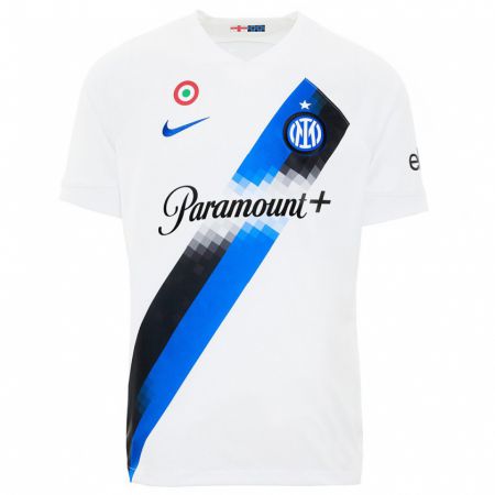 Kandiny Hombre Camiseta Alessandro Fontanarosa #15 Blanco 2ª Equipación 2023/24 La Camisa Chile