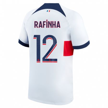 Kandiny Hombre Camiseta Rafinha #12 Blanco 2ª Equipación 2023/24 La Camisa Chile