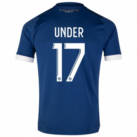 Kandiny Hombre Camiseta Cengiz Under #17 Azul Oscuro 2ª Equipación 2023/24 La Camisa Chile