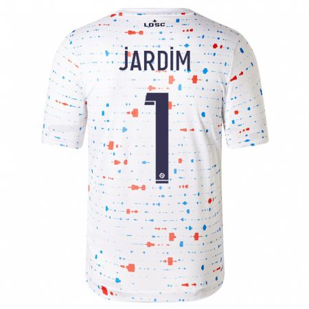 Kandiny Hombre Camiseta Leo Jardim #1 Blanco 2ª Equipación 2023/24 La Camisa Chile