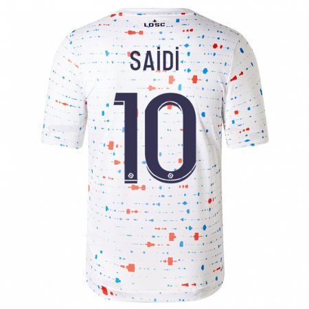 Kandiny Hombre Camiseta Rachel Saidi #10 Blanco 2ª Equipación 2023/24 La Camisa Chile