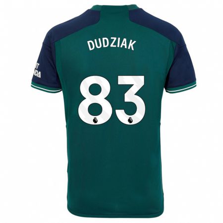 Kandiny Hombre Camiseta Harrison Dudziak #83 Verde Equipación Tercera 2023/24 La Camisa Chile