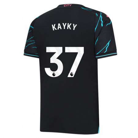 Kandiny Hombre Camiseta Kayky #37 Azul Oscuro Equipación Tercera 2023/24 La Camisa Chile