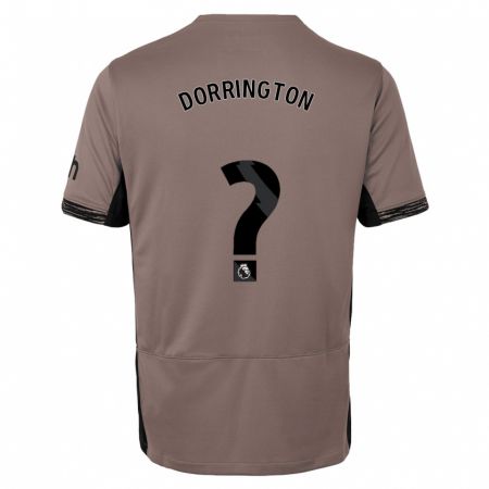Kandiny Hombre Camiseta Alfie Dorrington #0 Beige Obscuro Equipación Tercera 2023/24 La Camisa Chile