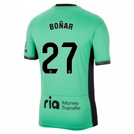 Kandiny Hombre Camiseta Javier Boñar #27 Primavera Verde Equipación Tercera 2023/24 La Camisa Chile