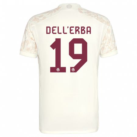 Kandiny Hombre Camiseta Davide Dell'erba #19 Blanquecino Equipación Tercera 2023/24 La Camisa Chile