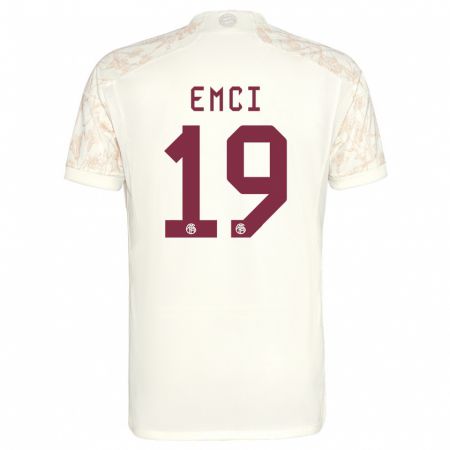 Kandiny Hombre Camiseta Ben Emci #19 Blanquecino Equipación Tercera 2023/24 La Camisa Chile