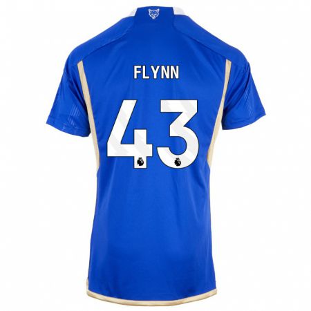 Kandiny Mujer Camiseta Shane Flynn #43 Azul Real 1ª Equipación 2023/24 La Camisa Chile