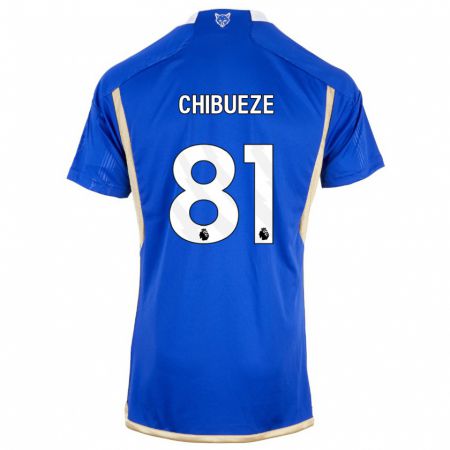 Kandiny Mujer Camiseta Kelechi Chibueze #81 Azul Real 1ª Equipación 2023/24 La Camisa Chile