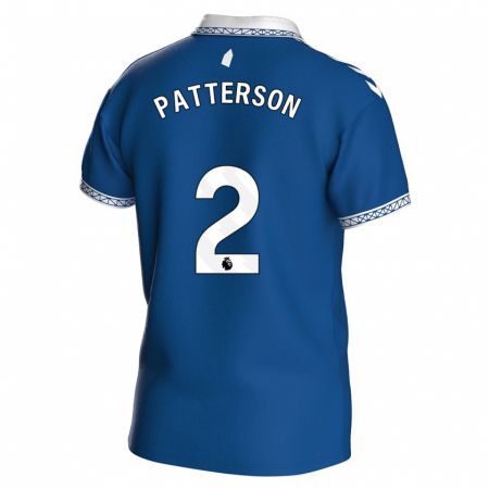 Kandiny Mujer Camiseta Nathan Patterson #2 Azul Real 1ª Equipación 2023/24 La Camisa Chile