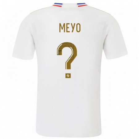 Kandiny Mujer Camiseta Bryan Meyo #0 Blanco 1ª Equipación 2023/24 La Camisa Chile
