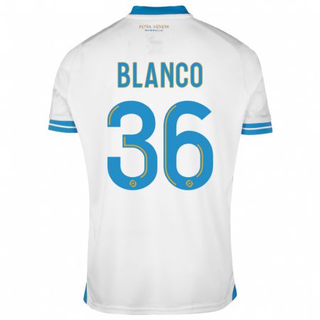 Kandiny Mujer Camiseta Rubén Blanco #36 Blanco 1ª Equipación 2023/24 La Camisa Chile