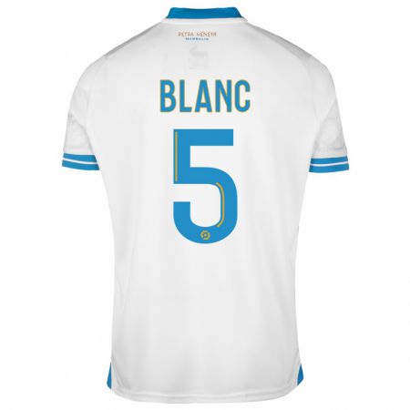 Kandiny Mujer Camiseta Amandine Blanc #5 Blanco 1ª Equipación 2023/24 La Camisa Chile