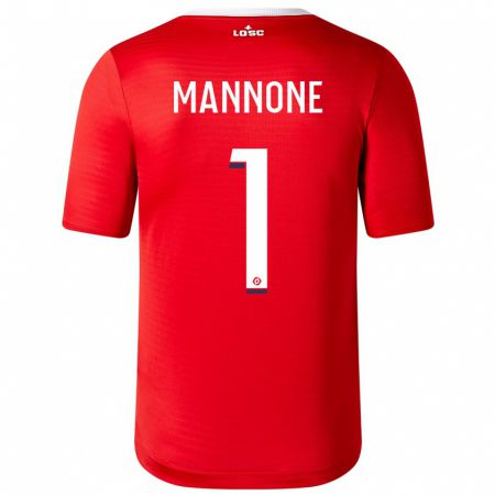 Kandiny Mujer Camiseta Vito Mannone #1 Rojo 1ª Equipación 2023/24 La Camisa Chile