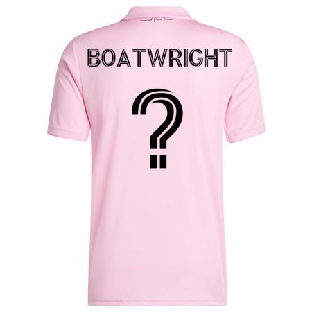 Kandiny Mujer Camiseta Israel Boatwright #0 Rosa 1ª Equipación 2023/24 La Camisa Chile