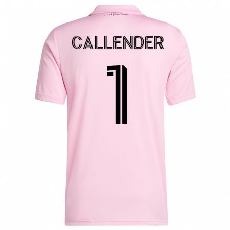 Kandiny Mujer Camiseta Drake Callender #1 Rosa 1ª Equipación 2023/24 La Camisa Chile